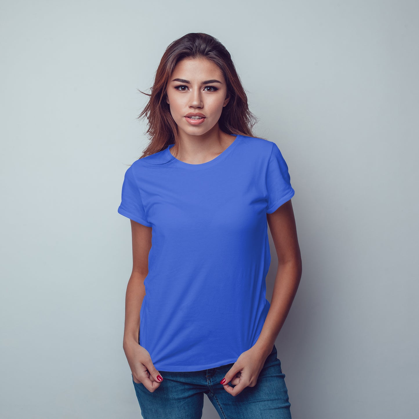 Royal Blue T-Shirt For Women - FlyingCart.pk