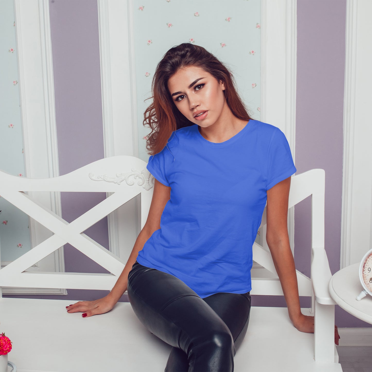 Royal Blue T-Shirt For Women - FlyingCart.pk