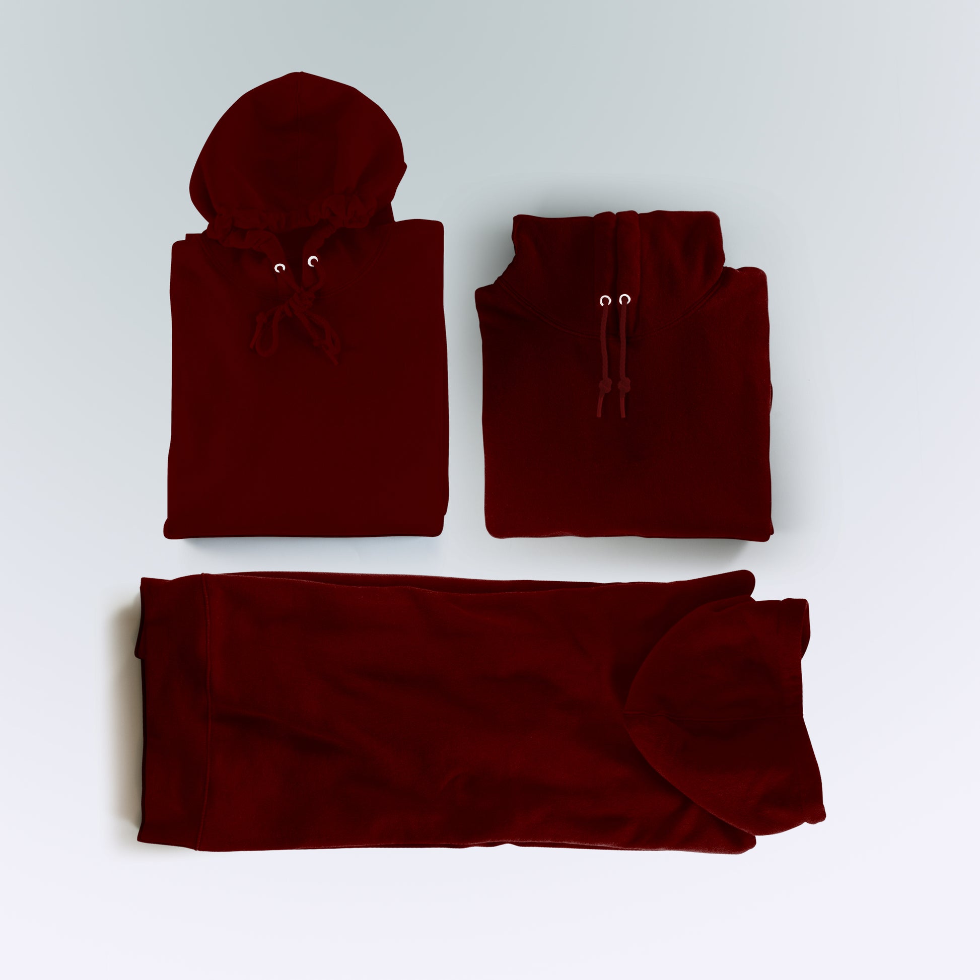 Men Pullover Hoodie Maroon- FlyingCart.pk