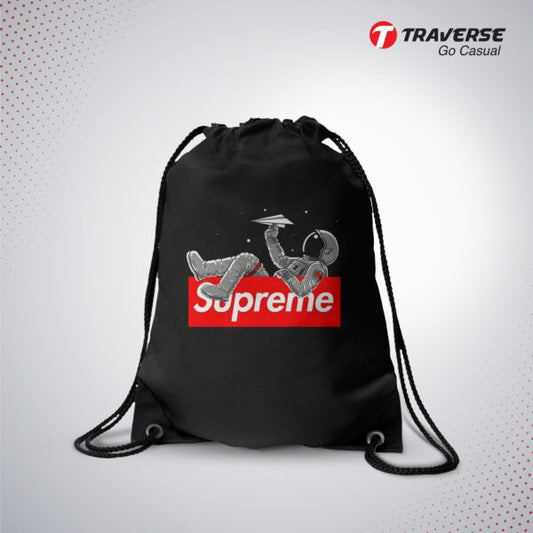 Supreme Drawstring Printed Bag - Flyingcart.pk