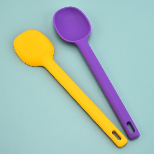1 Piece Serving Spoon – Long Handle Silicone Stirring Spoon - Flyingcart.pk