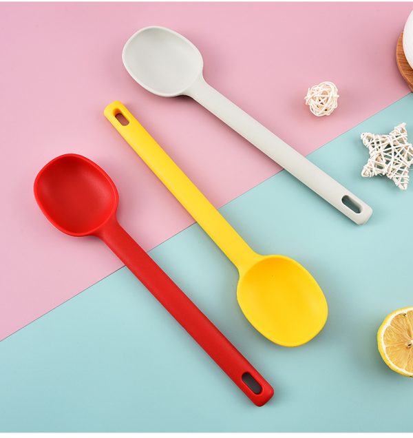 1 Piece Serving Spoon – Long Handle Silicone Stirring Spoon - Flyingcart.pk
