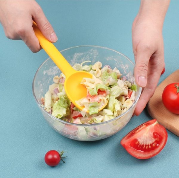 1 Piece Serving Spoon – Long Handle Silicone Stirring Spoon - Flyingcart.pk