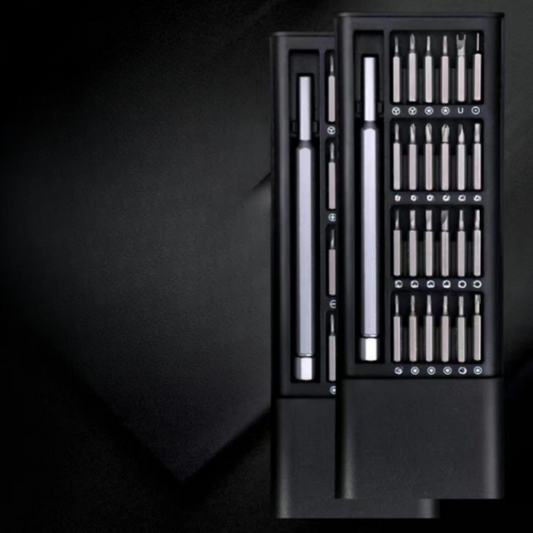 24-in-1 Precision Magnetic Screwdriver Set – Multi-Purpose Repair Toolkit with Aluminum Storage Case