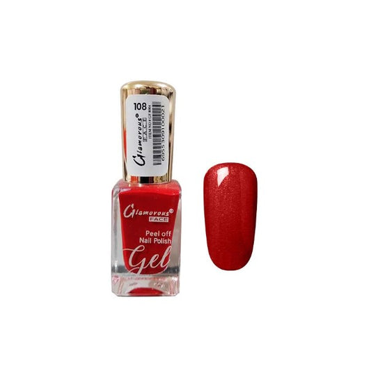 Glamorous Face Gel Peel Off Nail Polish - 108 - Flyingcart.pk