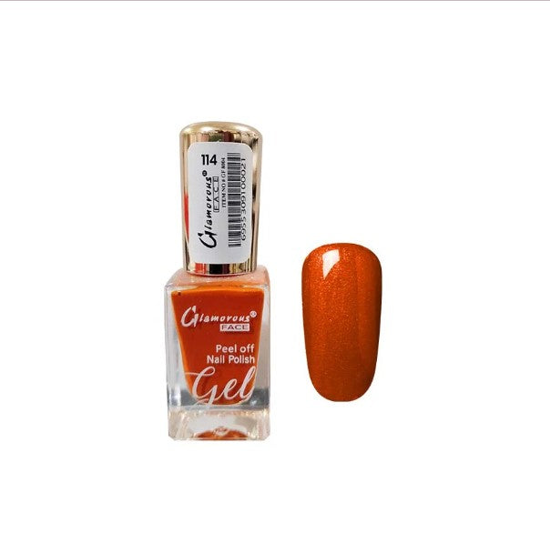Glamorous Face Gel Peel Off Nail Polish - 114 - Flyingcart.pk
