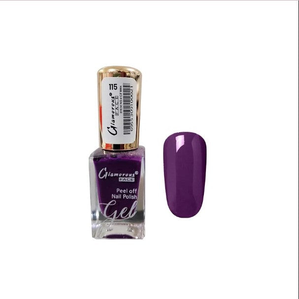 Glamorous Face Gel Peel Off Nail Polish - 115 - Flyingcart.pk