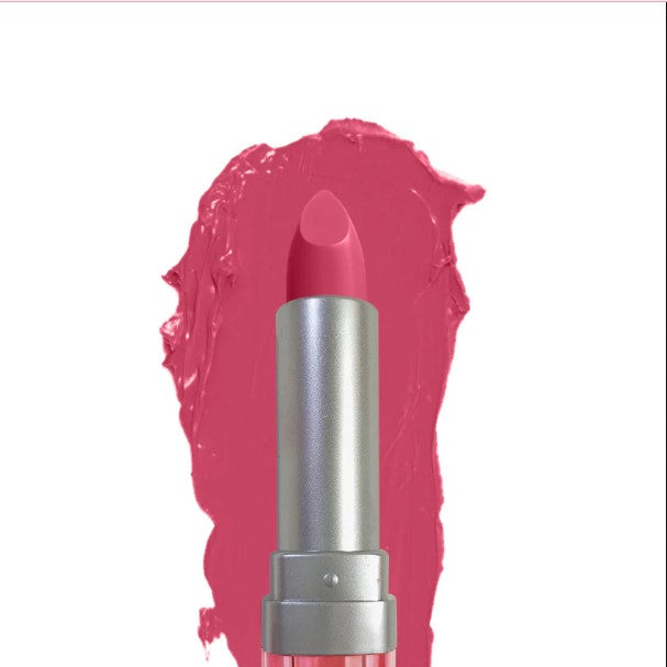 Glamorous Face Matte Lipstick with Vitamin E & Aloe Vera Extracts (Pink Case) shade-117 Pink Rose-FlyingCart.pk