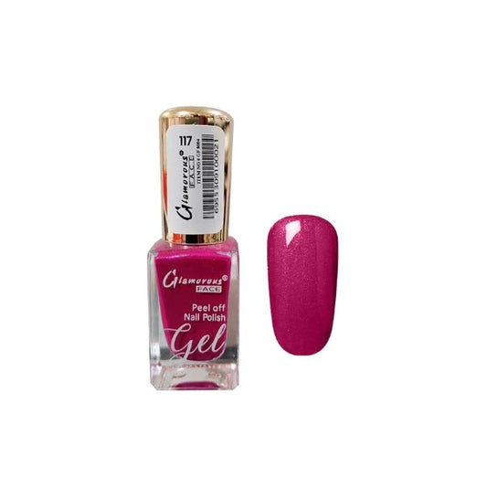 Glamorous Face Gel Peel Off Nail Polish - 117 - Flyingcart.pk