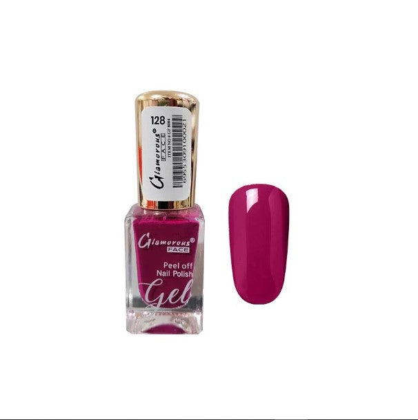 Glamorous Face Gel Peel Off Nail Polish - 128 - Flyingcart.pk