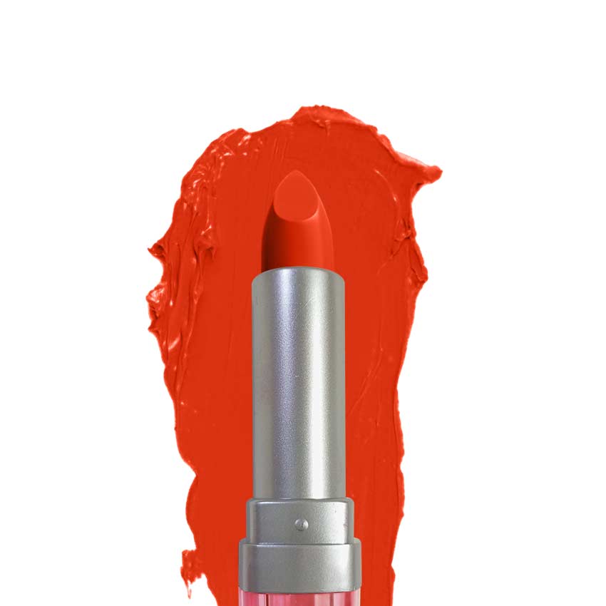 Glamorous Face Matte Lipstick with Vitamin E & Aloe Vera Extracts (Pink Case) shade-129 Orange-FlyingCart.pk