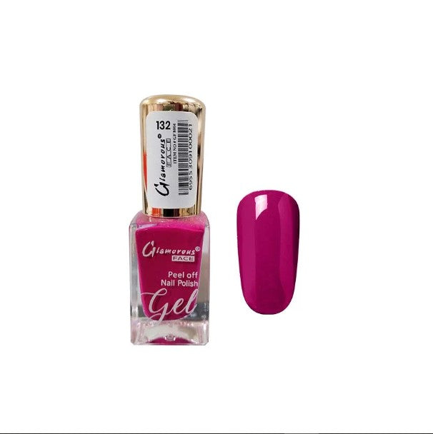 Glamorous Face Gel Peel Off Nail Polish - 132 - Flyingcart.pk