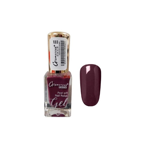 Glamorous Face Gel Peel Off Nail Polish - 133 - Flyingcart.pk