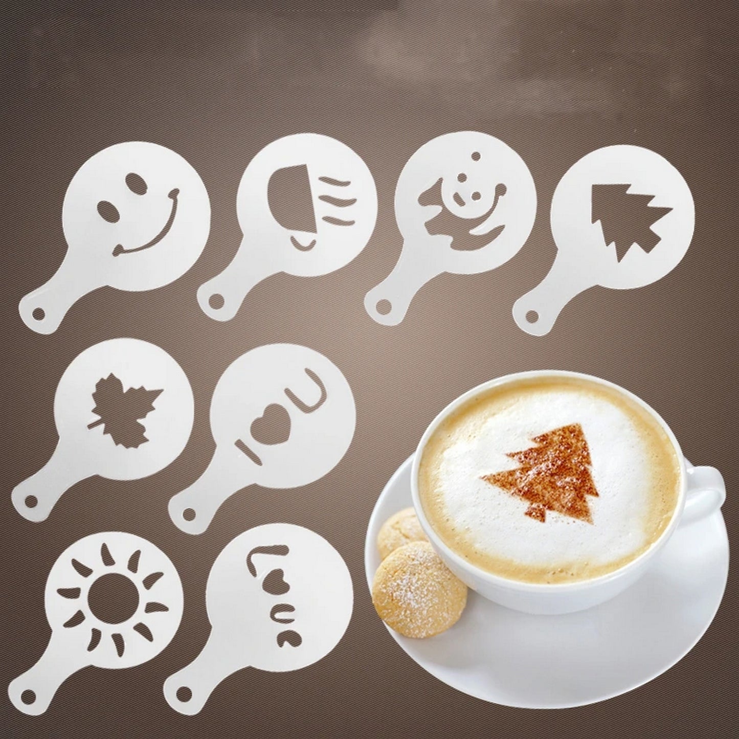 Coffee Art Stencils