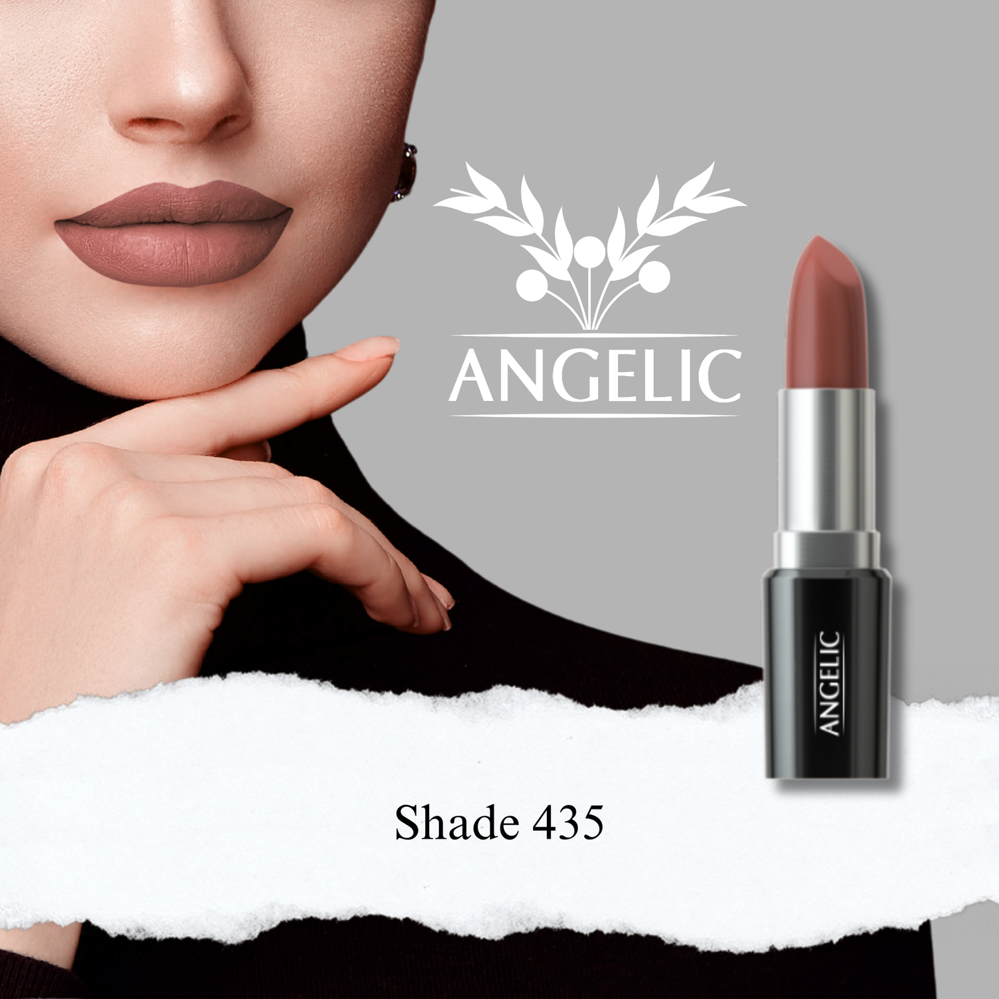 Angelic Lipstick Shade 435 – Caput Mortuum-flyingcart.pk