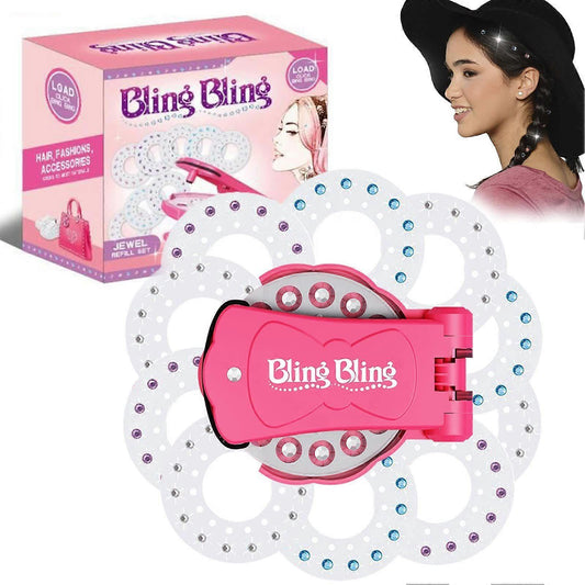 DIY Shining Automatic Hair Braiding Diamond Ornament Machine -FlyingCart.pk