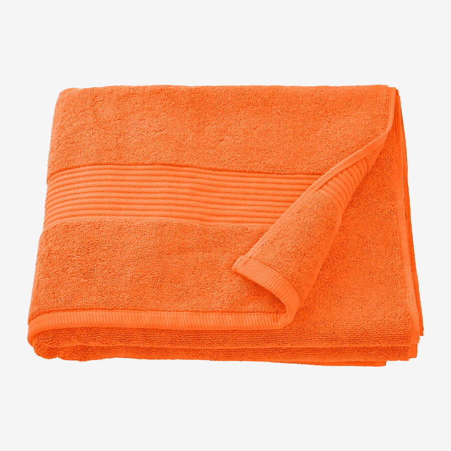 Extra Large Oversized Orange Bath Towels - Width 39 x 58 Length-FlyingCart.pk