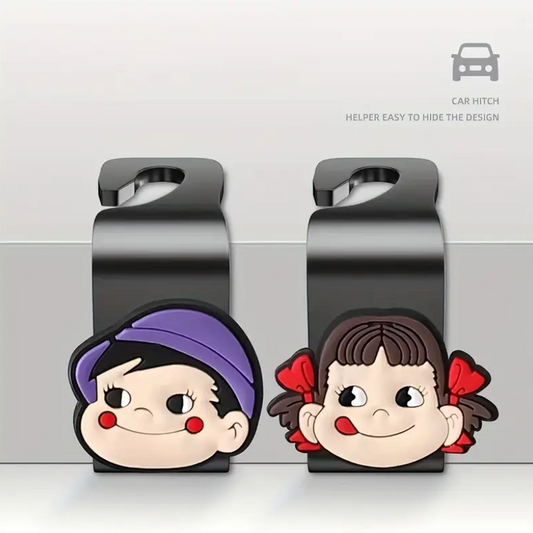 Heavy-Duty Car Seat Back Hooks (2 pcs)-FlyingCart.pk