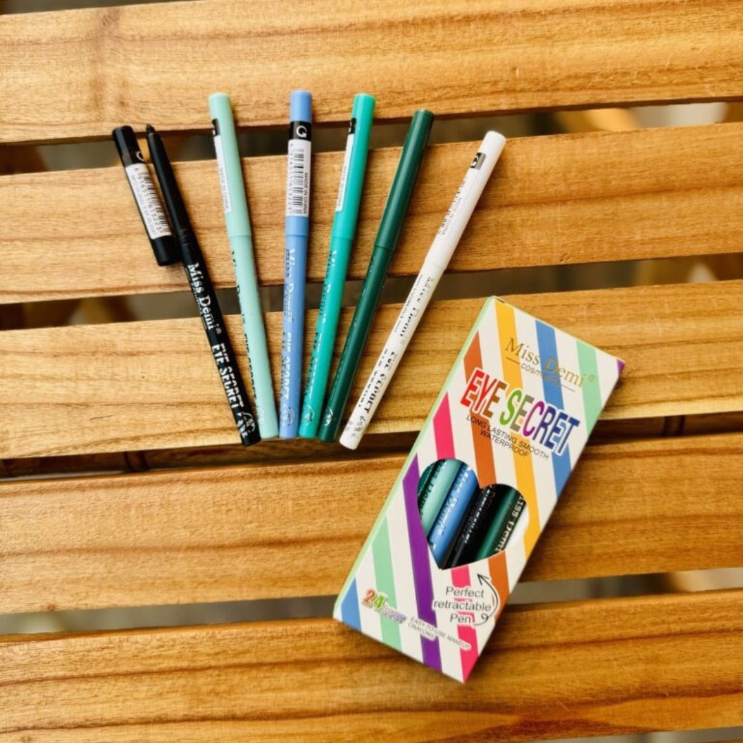 Miss Demi Eye Secret Colour Liner 12 Pcs-FlyingCart.pk