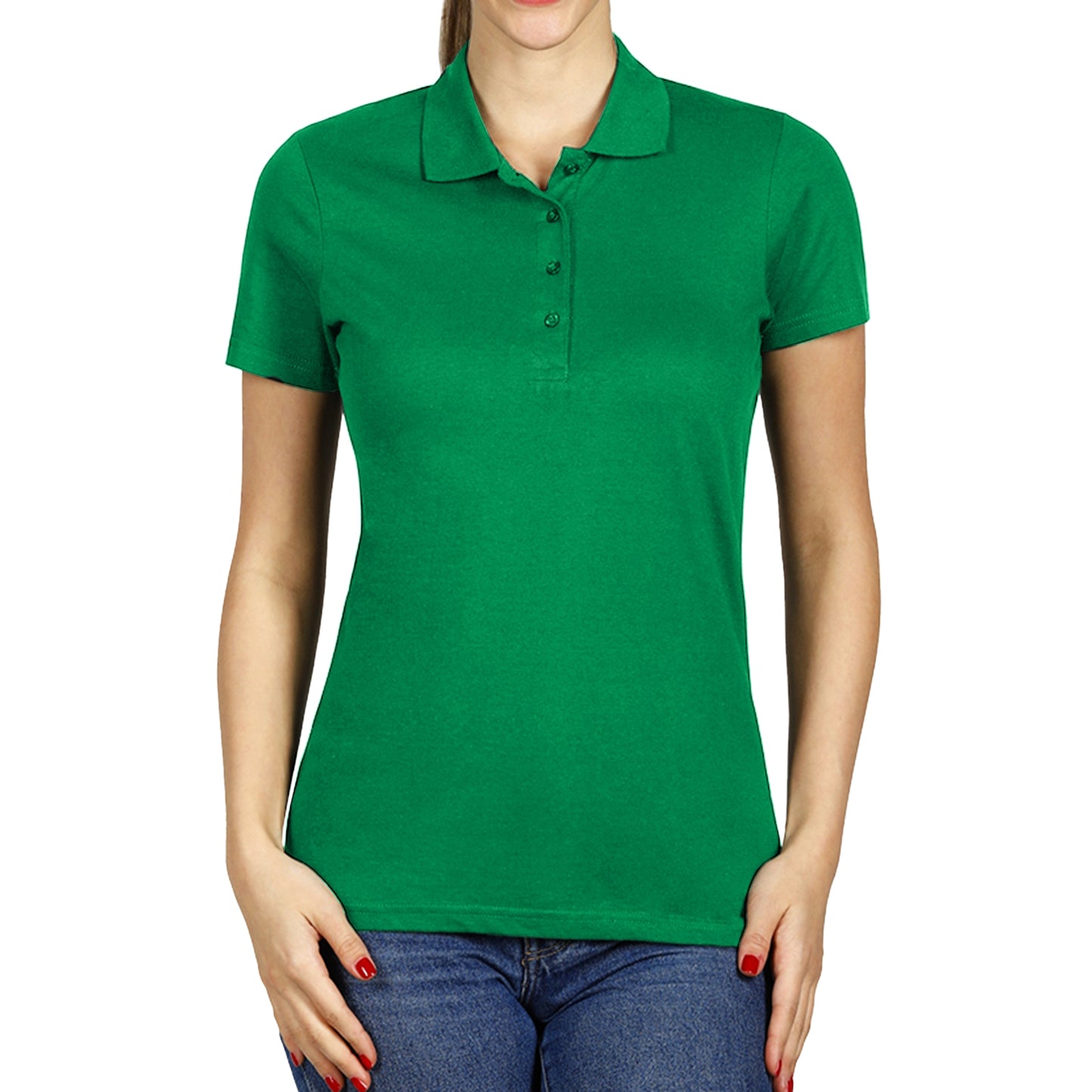 Classy Soft Polo Shirts for Women - FlyingCart.pk