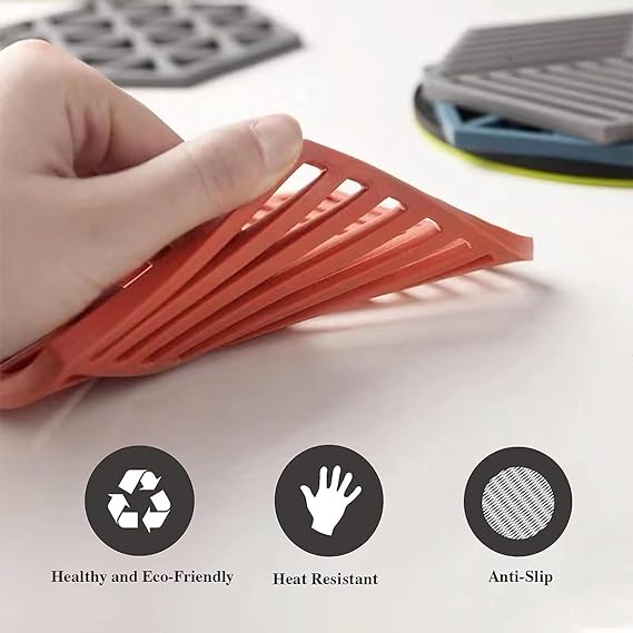 1pcs Heat Resistant Silicone Mat & Cup Coaster - Flyingcart.pk