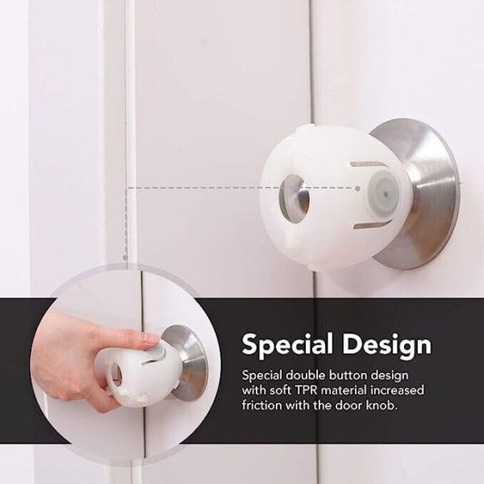 2 Pcs Baby Safety Door Knob Covers - Flyingcart.pk