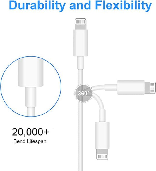 20W PD Fast Charging Cable (Type-C to Lightning) for iPhone - Flyingcart.pk