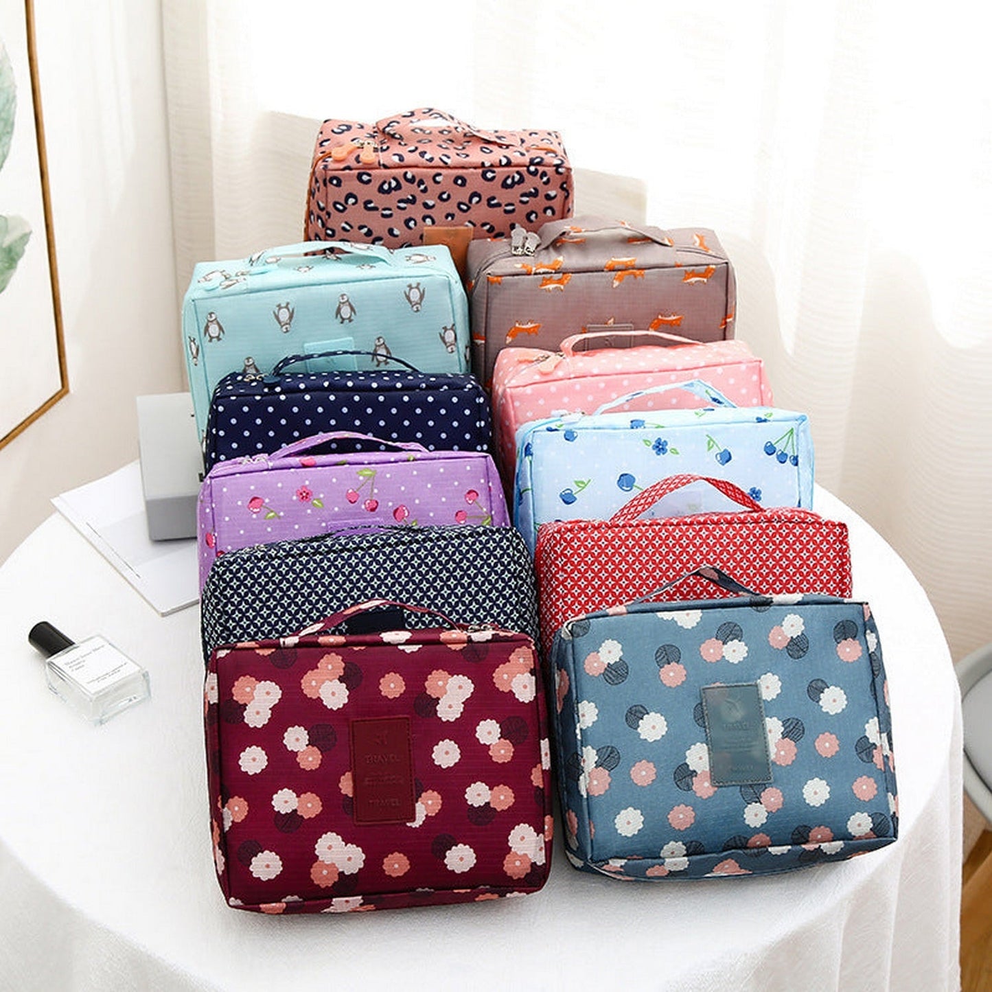 Cosmetic Storage Travel Organizer Bag Waterproof Portable - FlyingCart.pk