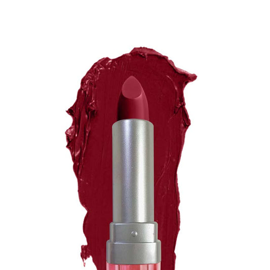 Glamorous Face Matte Lipstick with Vitamin E & Aloe Vera Extracts (Pink Case) shade-228 Dark Maroon-FlyingCart.pk