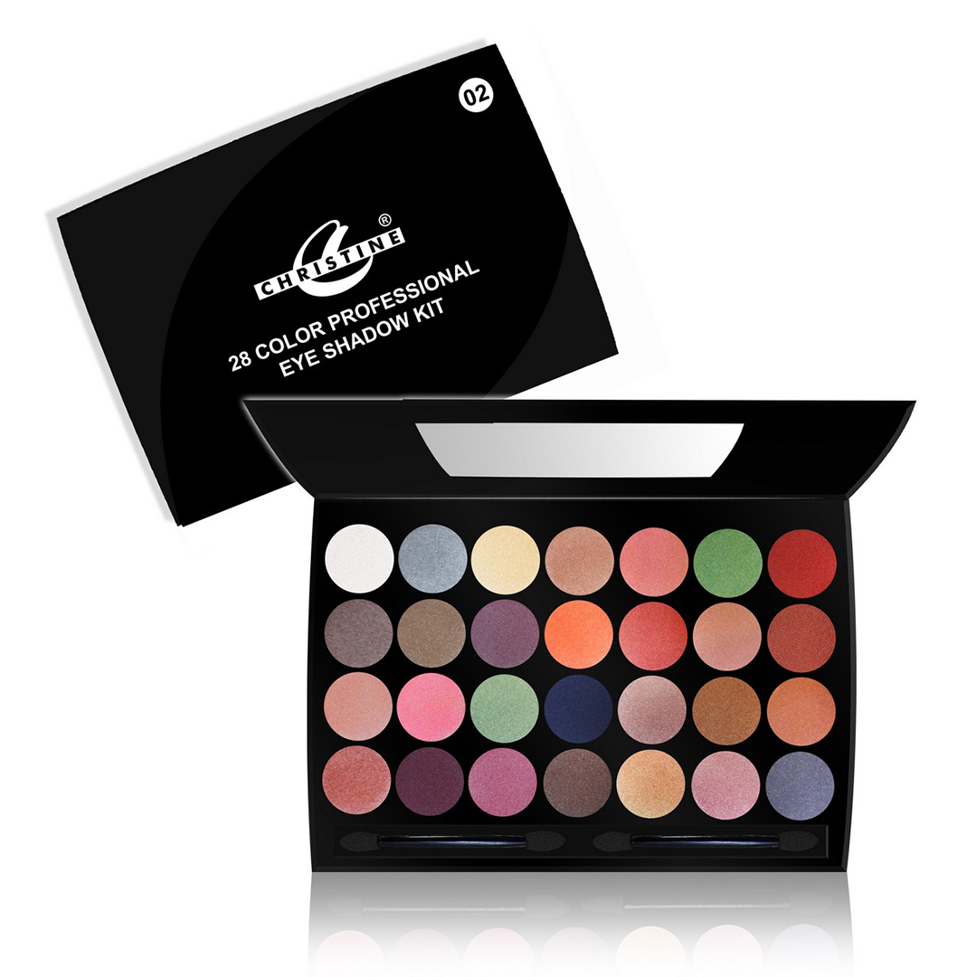 Christine 28 Color Professional Eye Shade Kit FlyingCart.pk