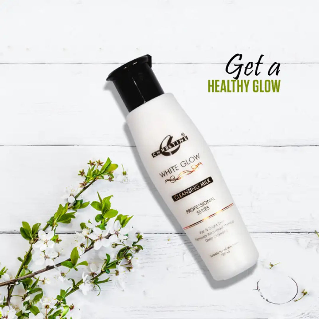 Christine White Glow Cleansing Milk 180ml - FlyingCart.pk