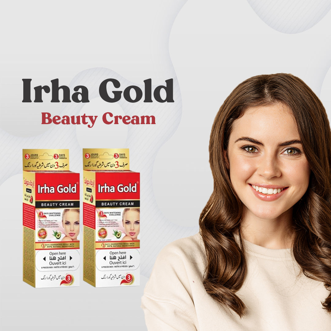 Irha Gold Beauty Cream Pack Of 12 - FlyingCart.pk