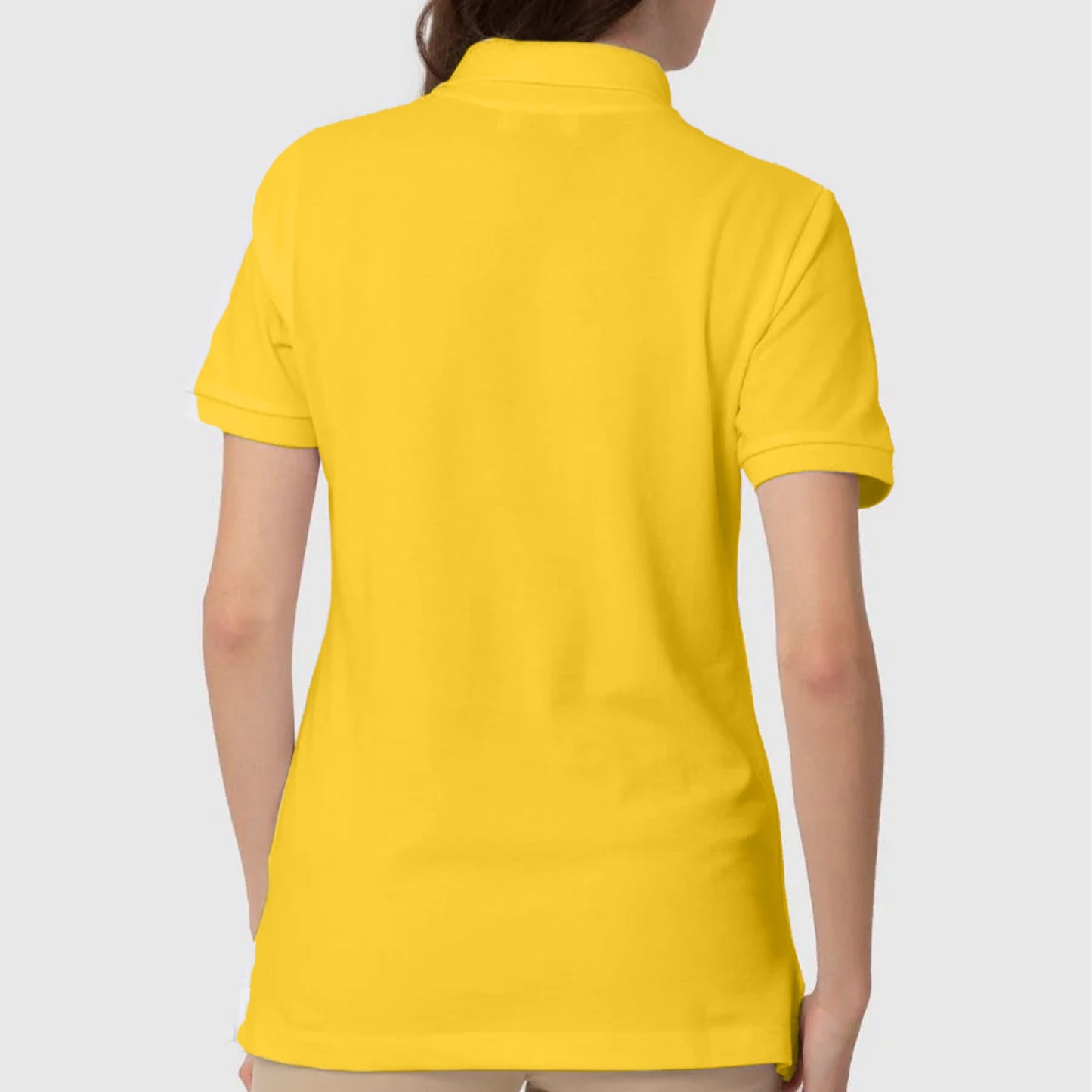 Yellow Classy Soft Polo Shirts for Women - FlyingCart.pk