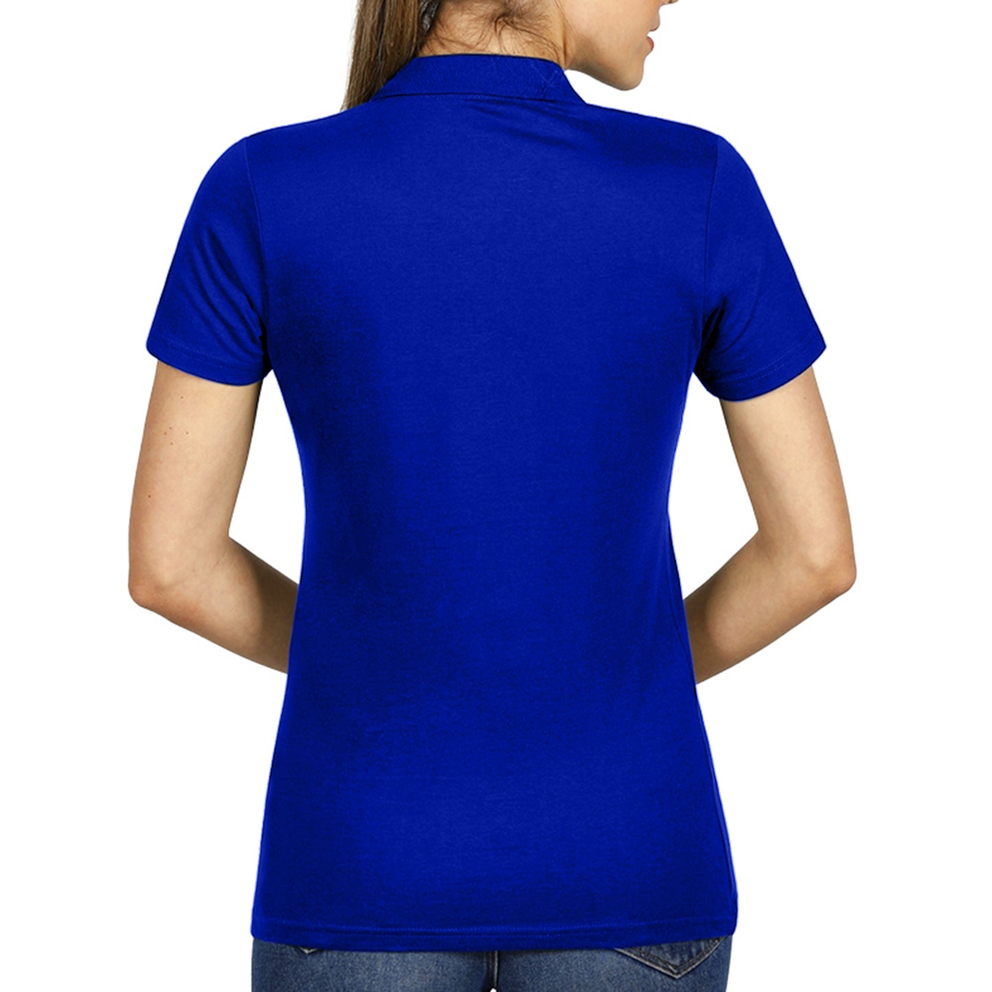 Royal Blue Classy Soft Polo Shirts for Women - FlyingCart.pk