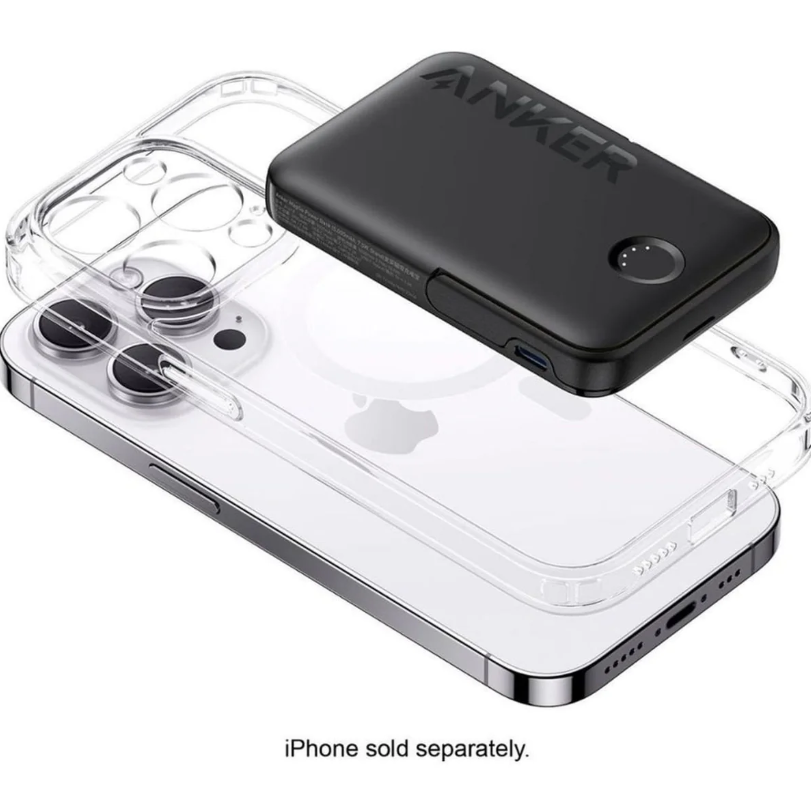 MagGo Powerbank 5,000mah, 7.5w, Stand Black-FlyingCart.pk