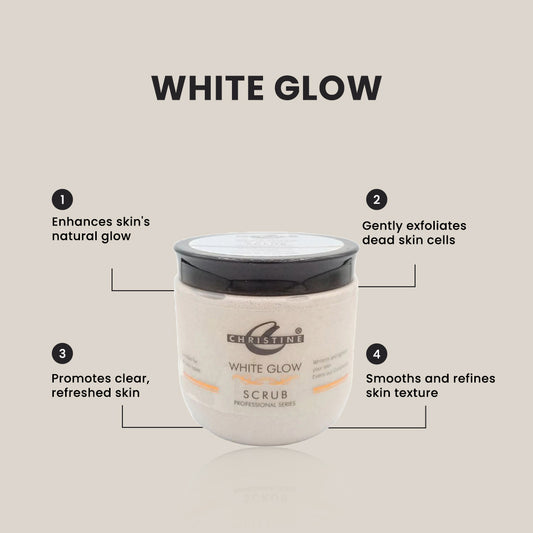 Christine White Glow Scrub Jar 475GM - FlyingCart.pk