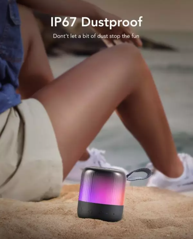 Soundcore Glow Mini Portable Bluetooth Speaker Black-FlyingCart.pk