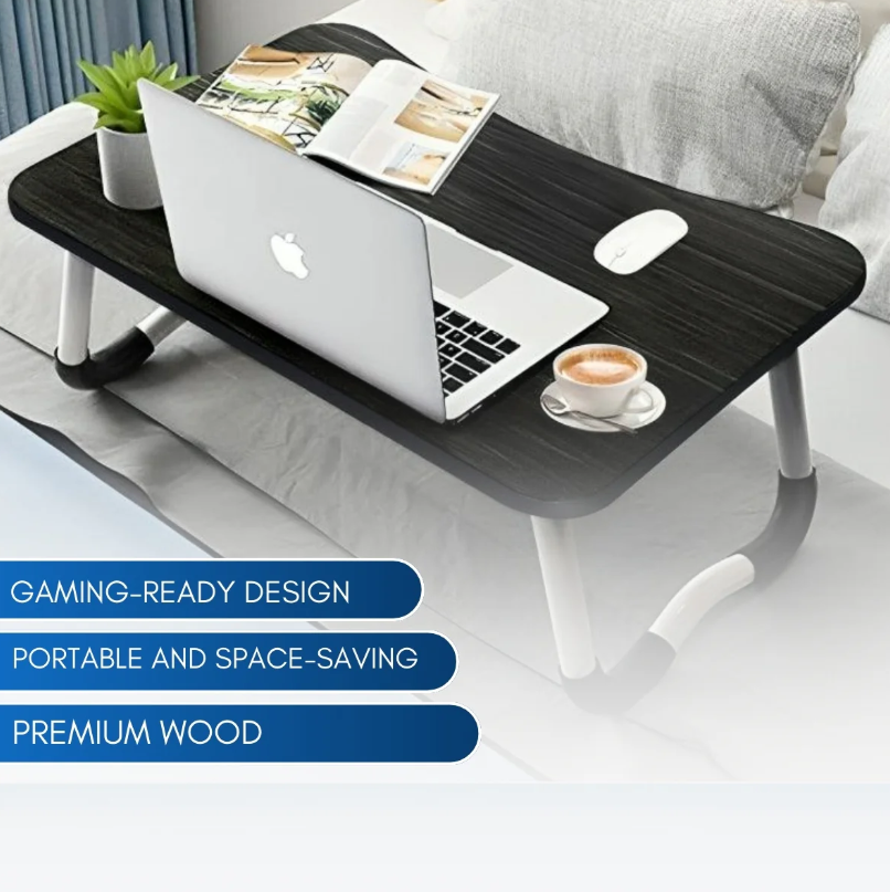 Foldable and Adjustable Laptop Table-FlyingCart.pk