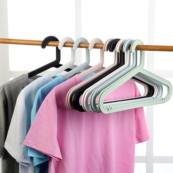 Pack of 6 Multi Purpose Durable Clothes Hangers-FlyingCart.pk