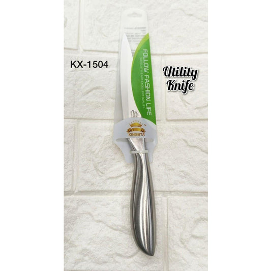 Kitchen Chef Utility Knife One Pcs Steel Kx - 1504 - FlyingCart.pk
