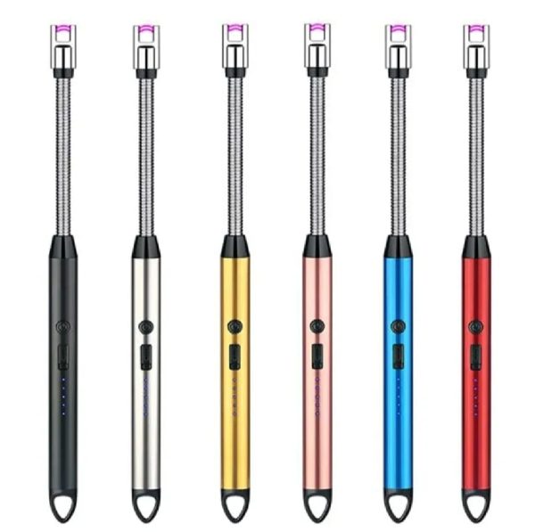 360-outdoor-kitchen-lighter-usb-rechargeable-plasma-arc-lighter-with-safety-lock-flexible-elbow-for-candles-bbq-stoves-1-flyingcart.pk