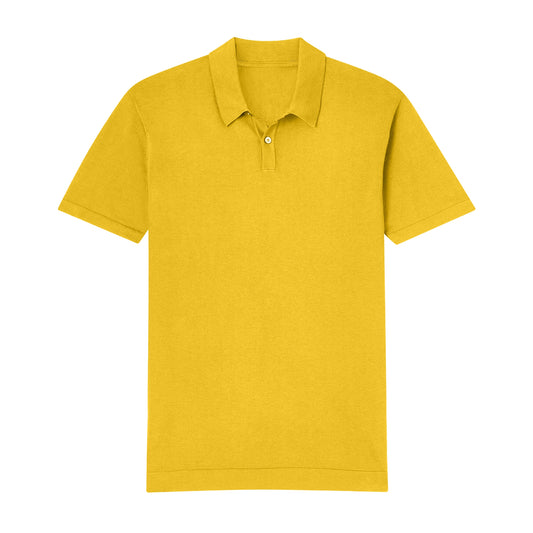 Yellow Classy Soft Polo Shirts for Men-FlyingCart.pk