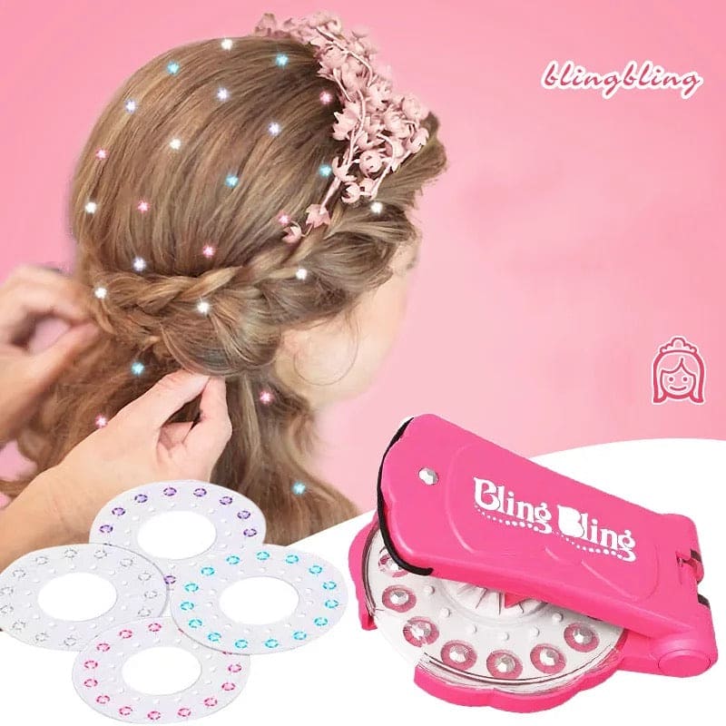 DIY Shining Automatic Hair Braiding Diamond Ornament Machine -FlyingCart.pk