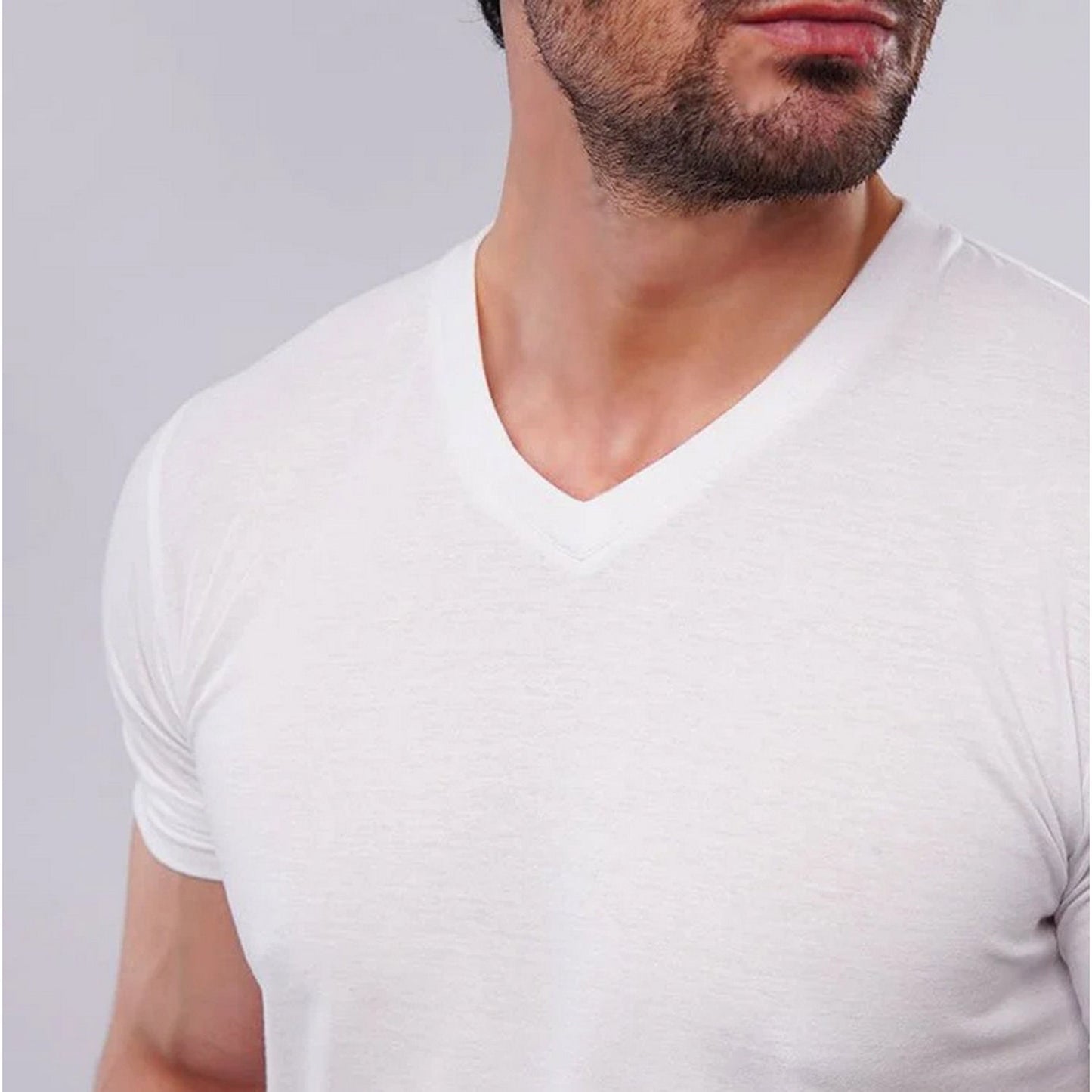 Stylish V-Neck Tee Man - FlyingCart.pk