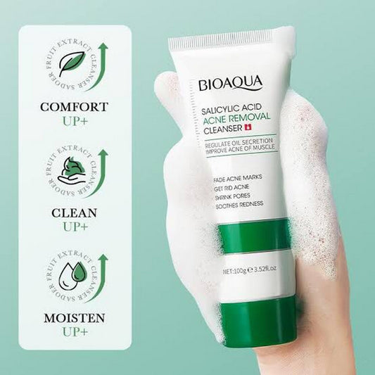 Bio Aqua Salicylic Acid Acne Removal Cleanser - FlyingCart.pk