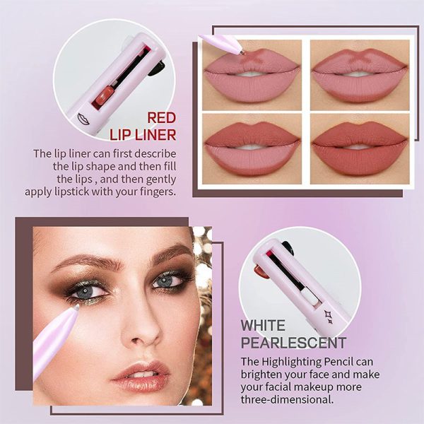 4 In 1 Waterproof Makeup Pen - Flyingcart.pk