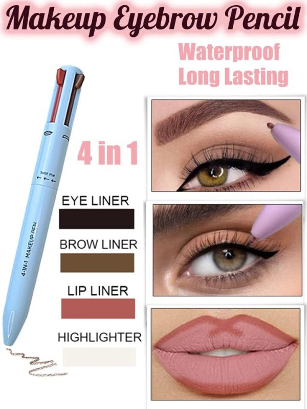 4 In 1 Waterproof Makeup Pen - Flyingcart.pk