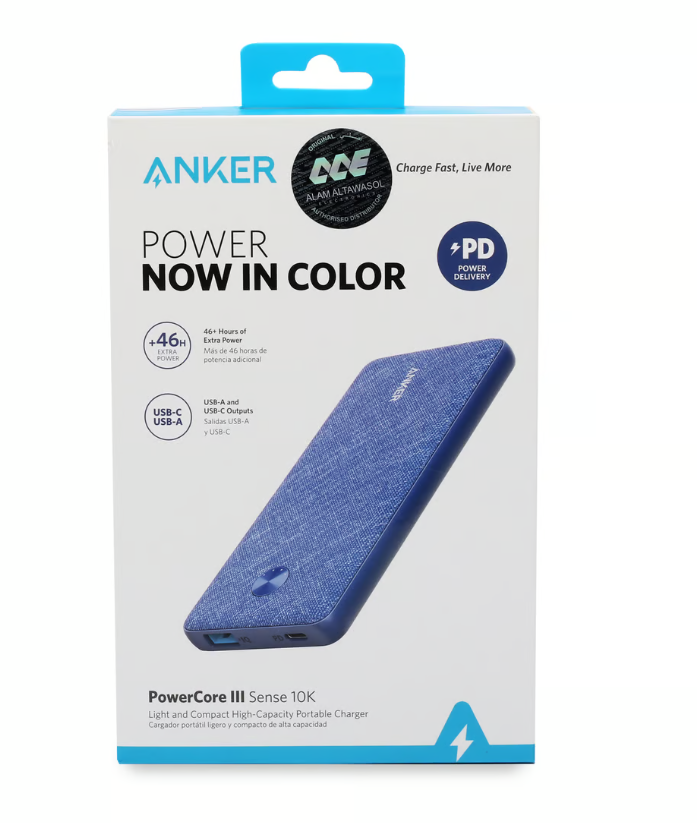 Powercore III Sense 10,000mah Powerbank Blue-FlyingCart.pk