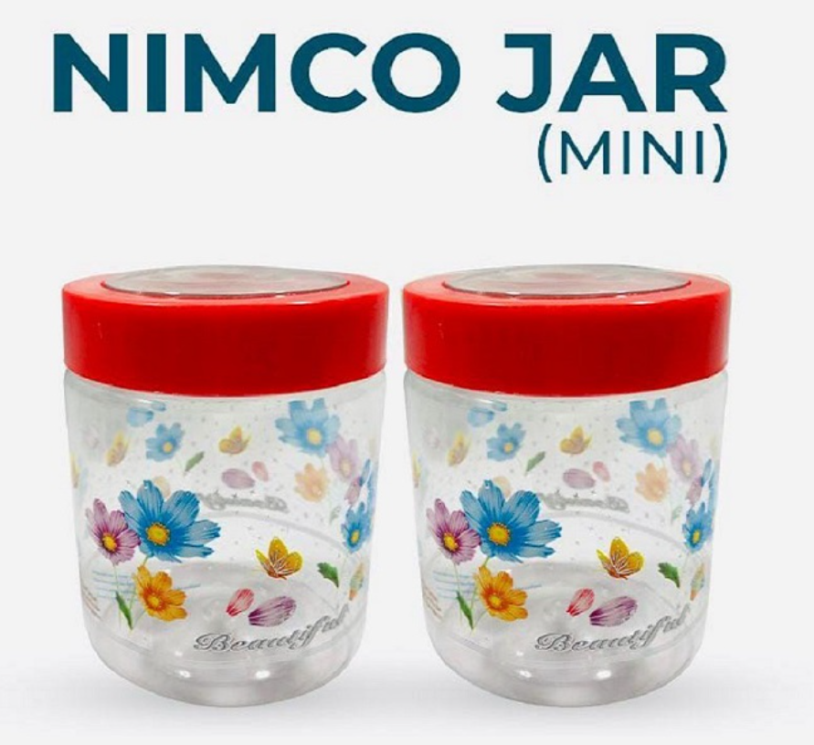 Plastic Nimco Jar Storage box (Pack Of 2)-FlyingCart.pk
