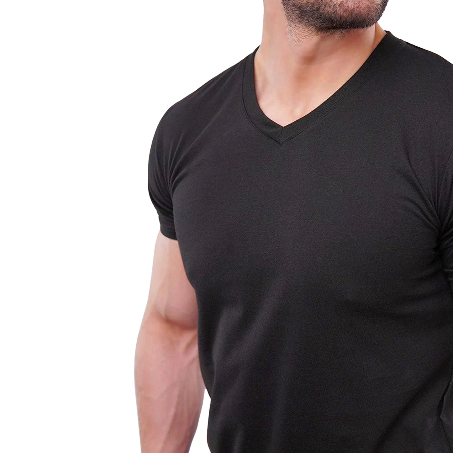 Stylish V-Neck Tee Man - FlyingCart.pk